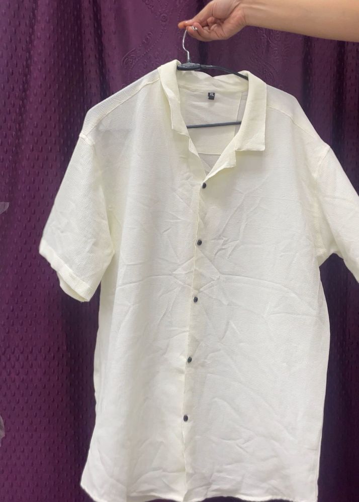 Classic Cream Short Sleeve Shirt