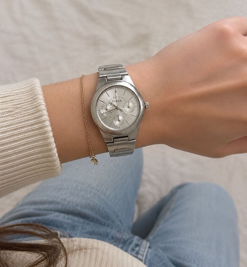 Timex Silver Stainless Steel Watch