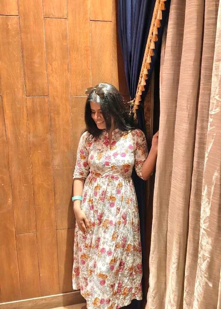 Pretty Floral Print Kurta