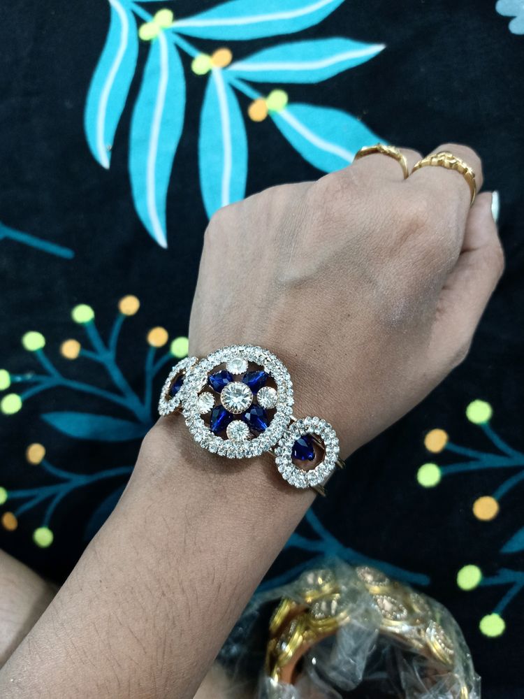 Blue Silver Bracelet