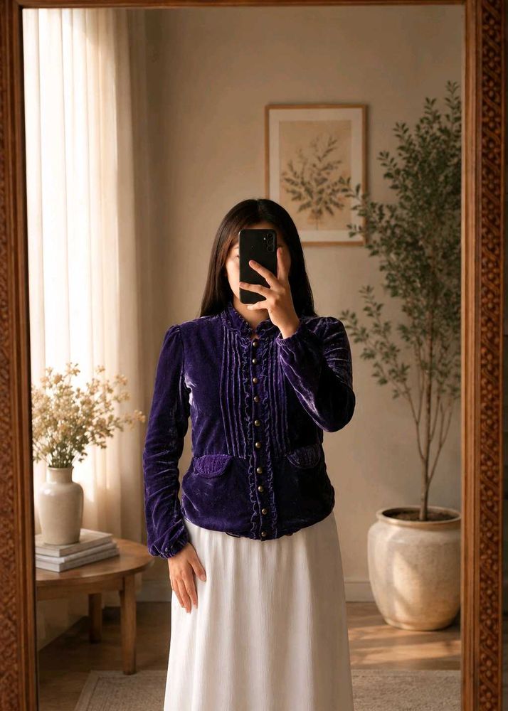 Elegant Velvet Jacket