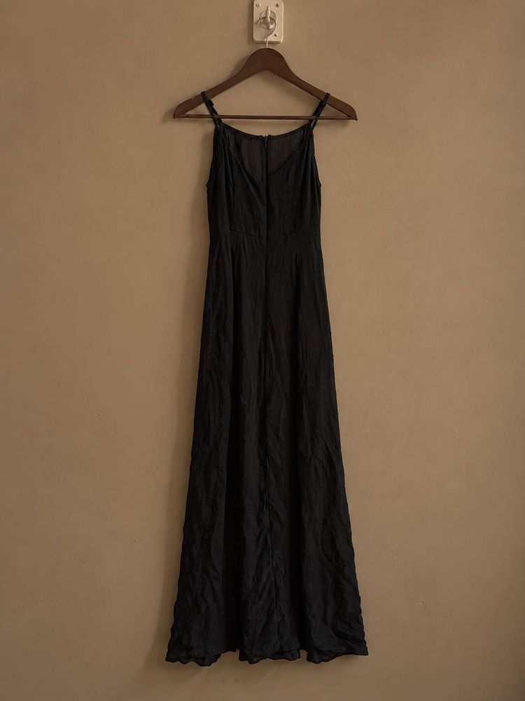 Built-In Shorts Slit Maxi Dress (Says M, fits S)