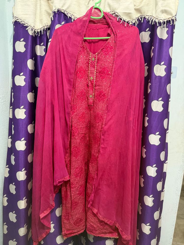 Beautiful Pink Kurta Set