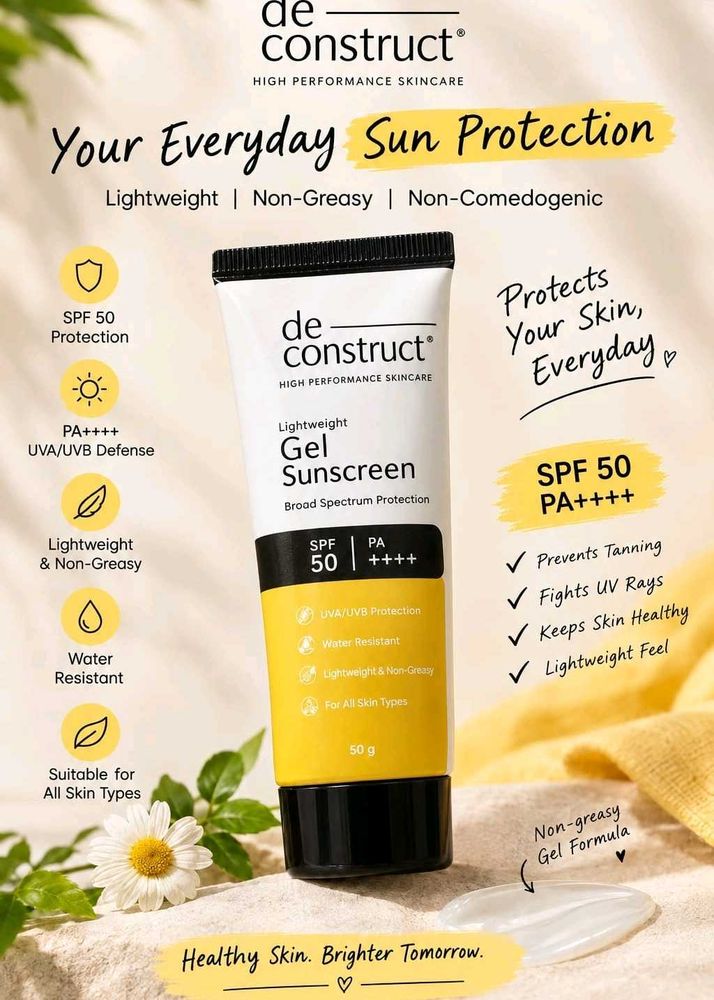 Deconstruct Gel Sunscreen SPF 50 PA++++