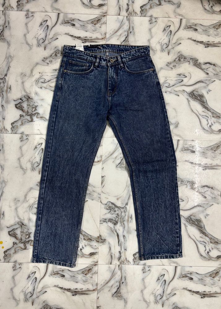 ZARA Blue Wash Denim Jeans