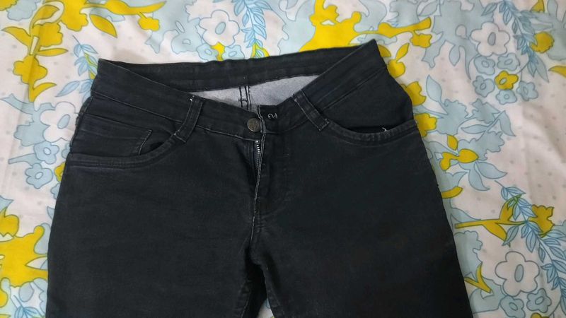 Classic Black Denim Jeans
