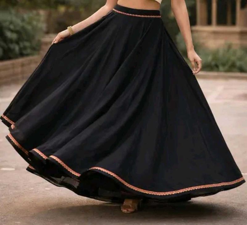 Elegant Black  Skirt