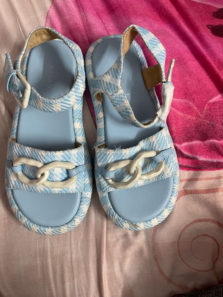 Pedro Blue Sandals