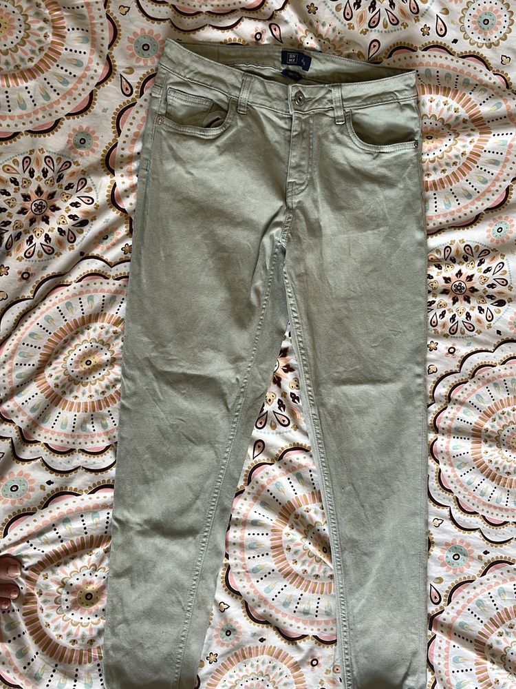 Lime Green Jeans Size 28