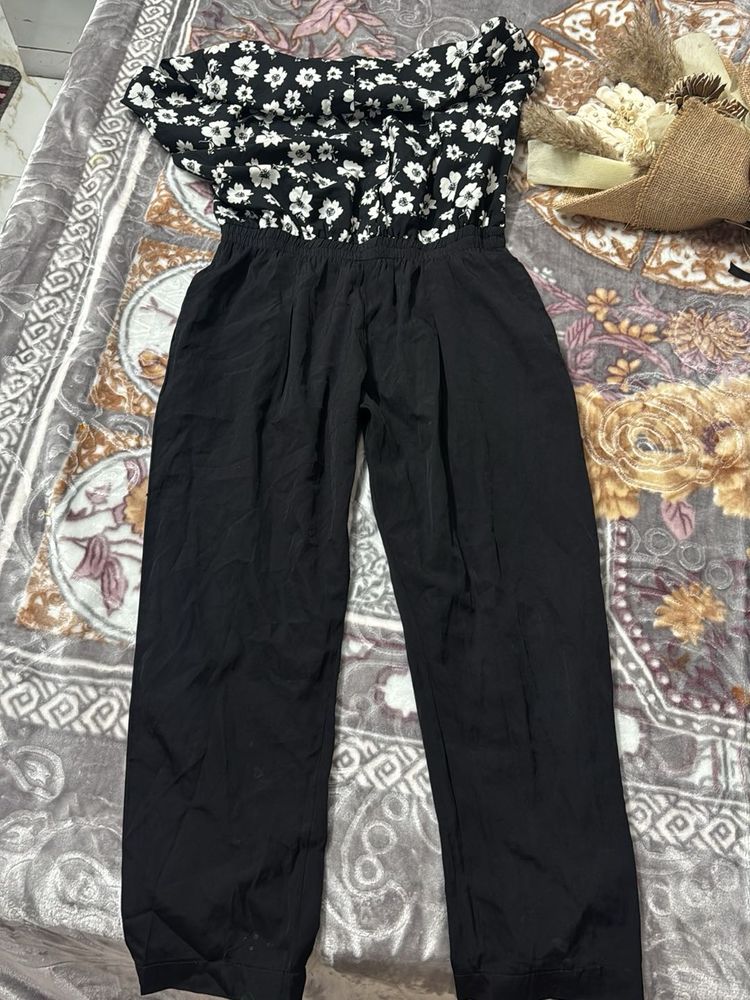 Floral Off-Shoulder Jumpsuit
