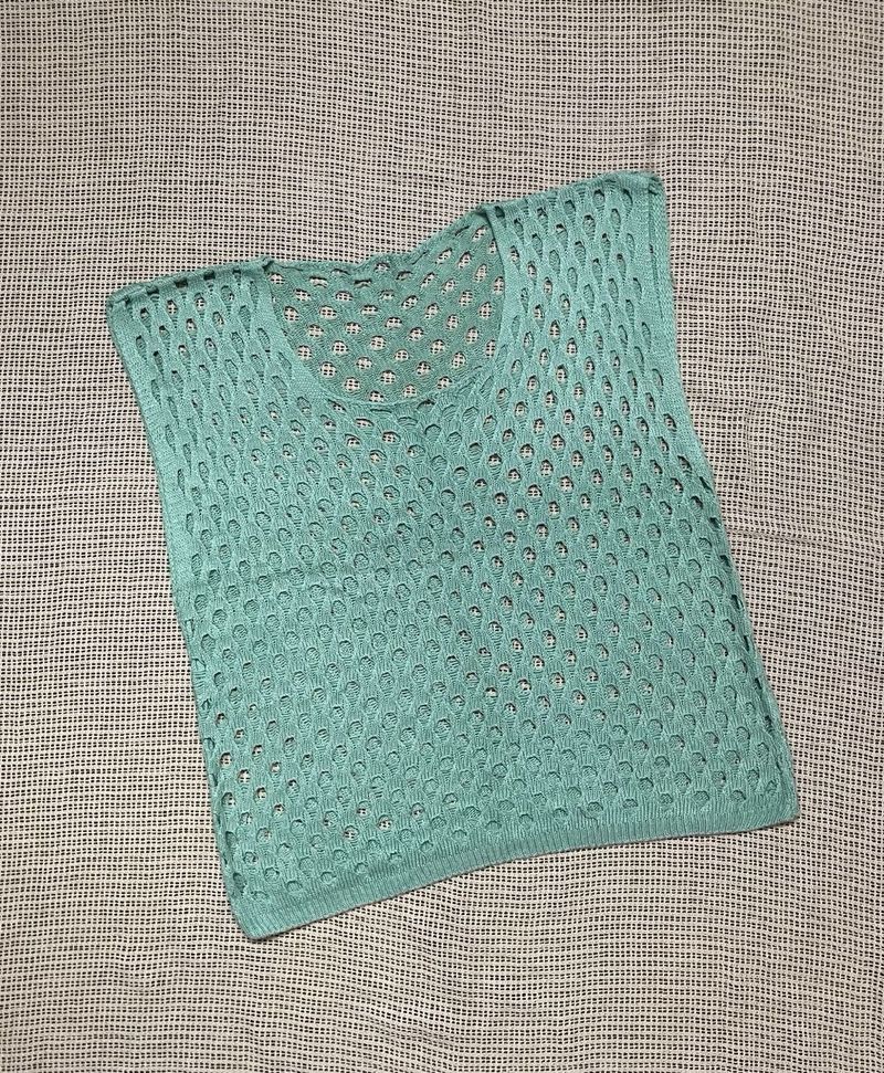 Mesh Knit Tank Top