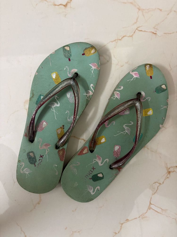 Cute Flamingo Flip Flops