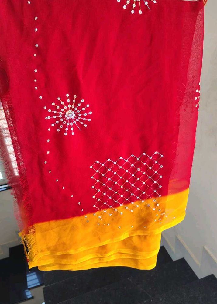 Ethnic saree and blouse