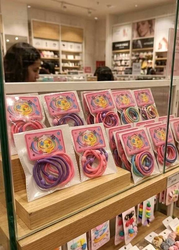 Cute Hair Ties for Girls(2 pkt/12 peice)