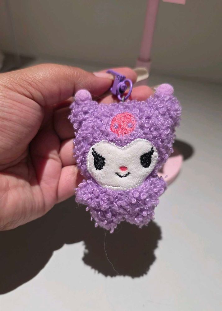 Cute Purple kuromi Keychain Charm