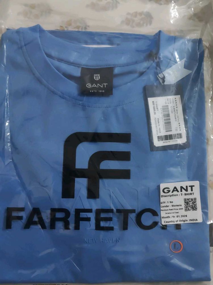 GANT Blue Graphic T-Shirt