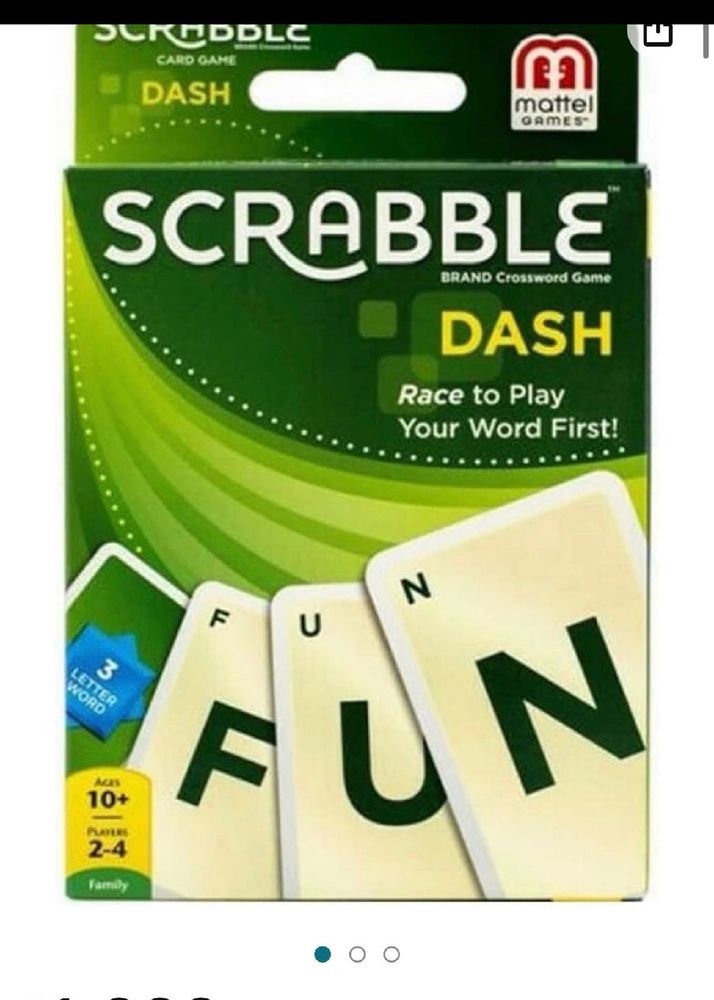 Scrabble Dash Card Game