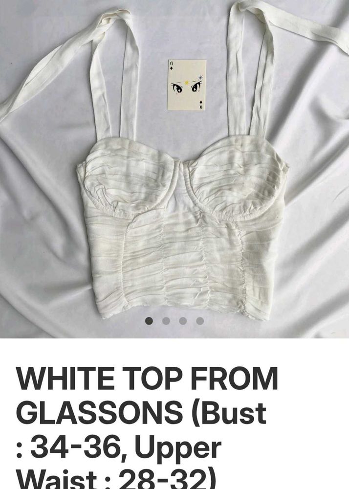 White Corset Top(new unused)