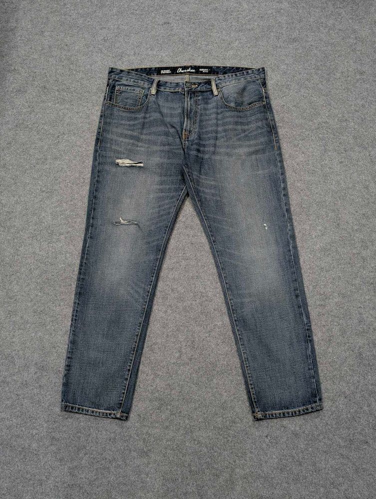 Cherokee Distressed Blue Denim Jeans
