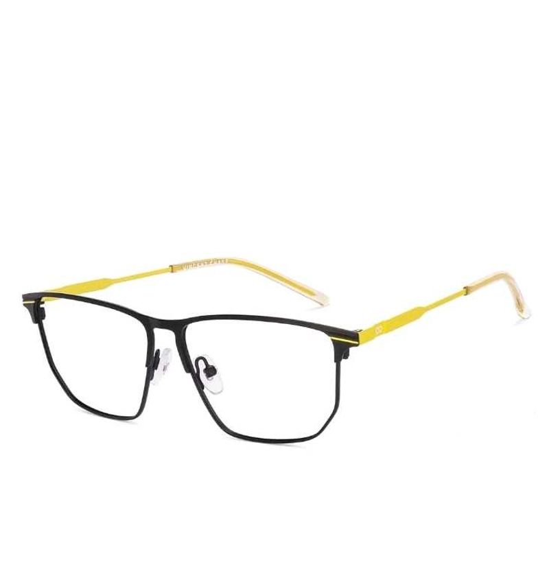 Stylish Black &amp; Yellow Eyeglasses