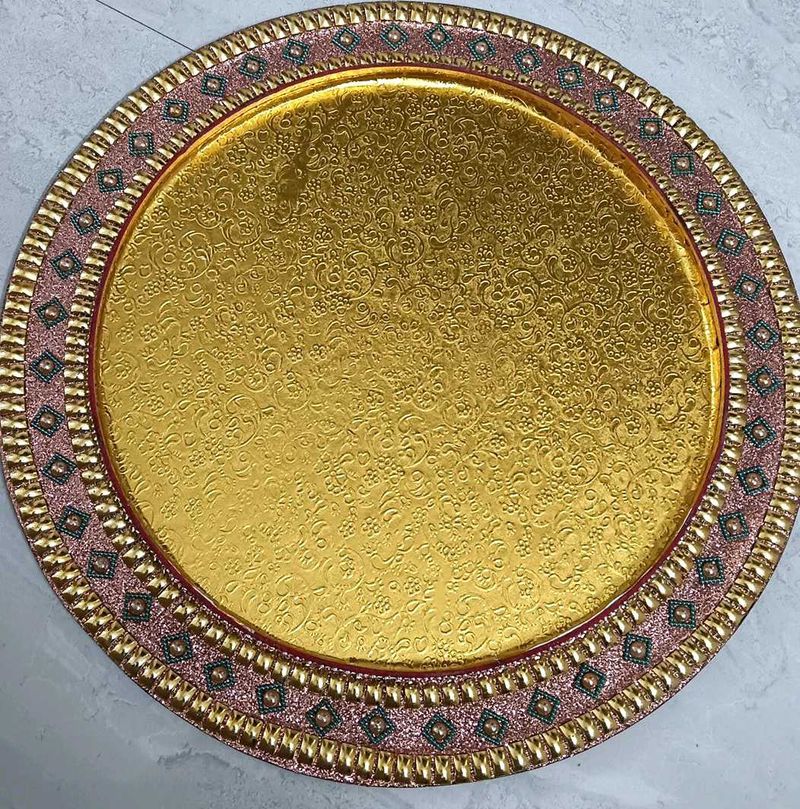 Decorative Pooja/dryfruits/gift pack Thali