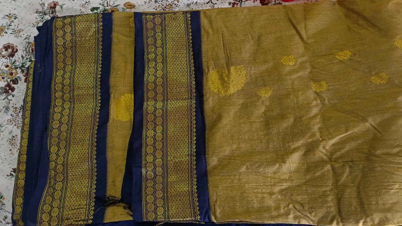 Elegant Raw Silk kalyani cotton Saree