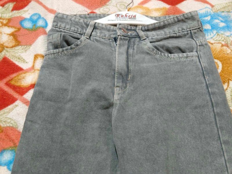 Gray Denim Jeans