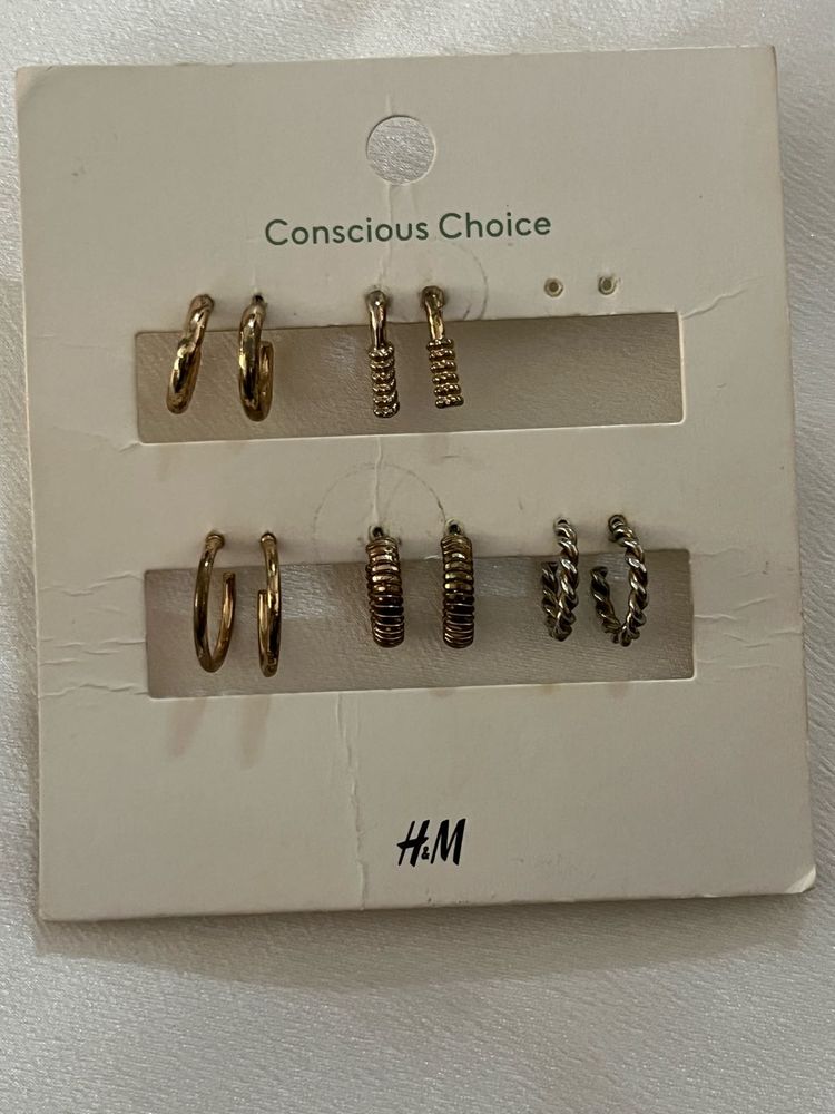 H&amp;M Hoop Earrings Set