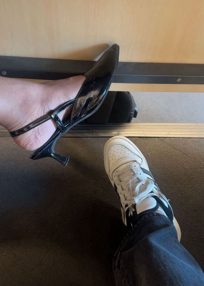 Black Strappy Heels