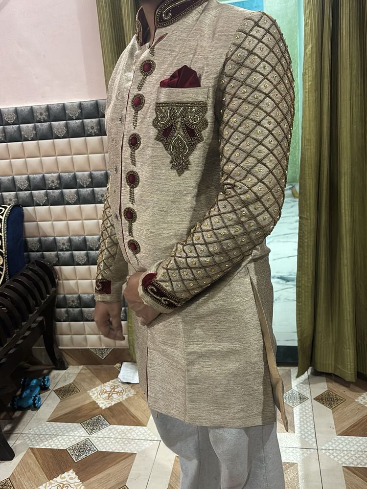 Elegant Embellished Sherwani for Men