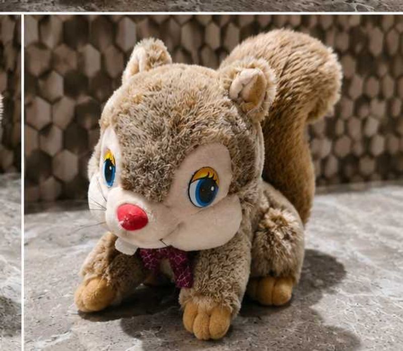 🐿️ Cute Squirrel Soft Toy with Fluffy Tail