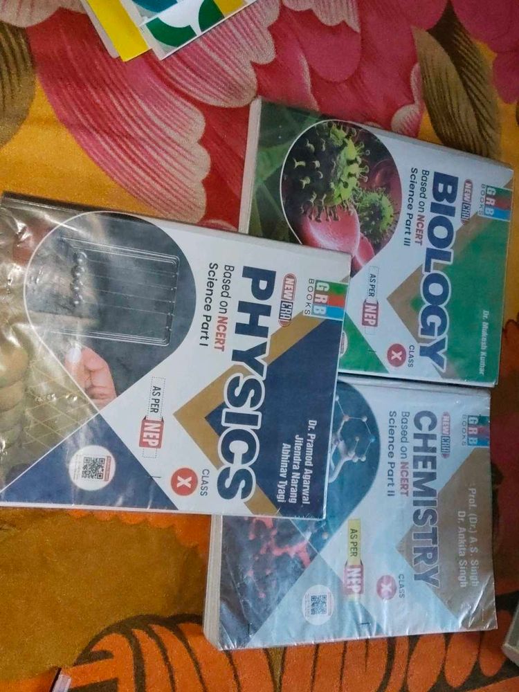 Class 10 Science Books Physics Chemistry Biology