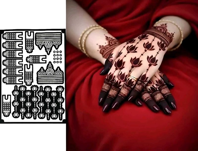 Henna Tattoo Stencils