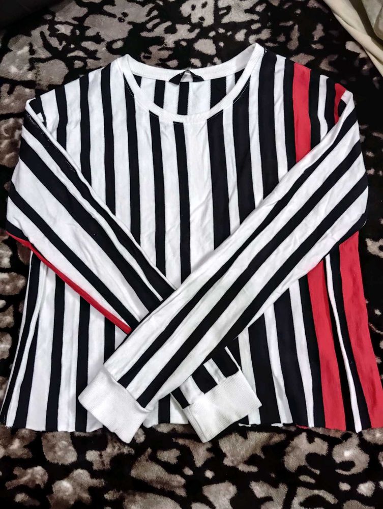 Women Stripped Regular Fit Top