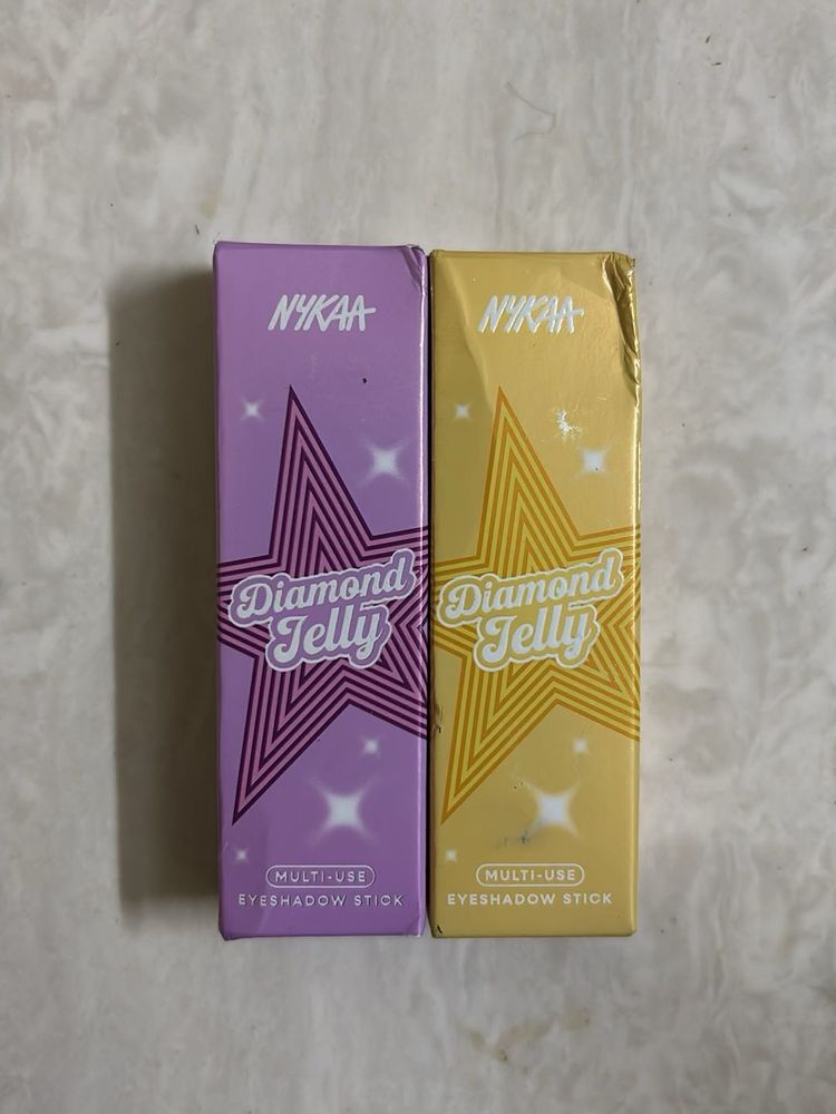 Nykaa Diamond Jelly Eyeshadow Sticks (2 Pcs)