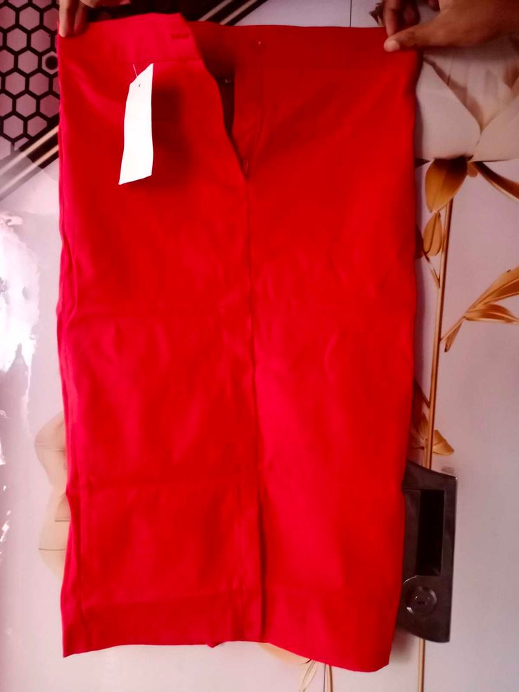 Women Solid Pencil Skirt