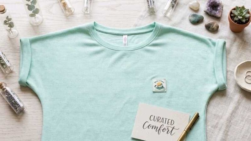 Cyan colour top
