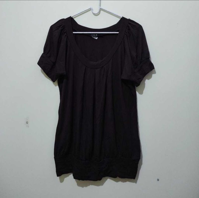 Tammy Mars Elegant Dark Brown Top