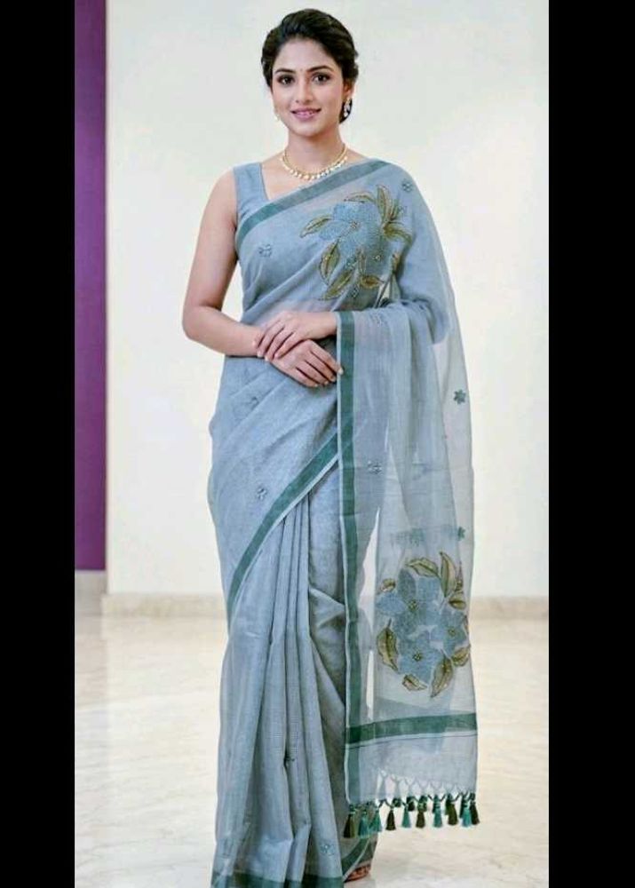 Fancy silk kota saree 2