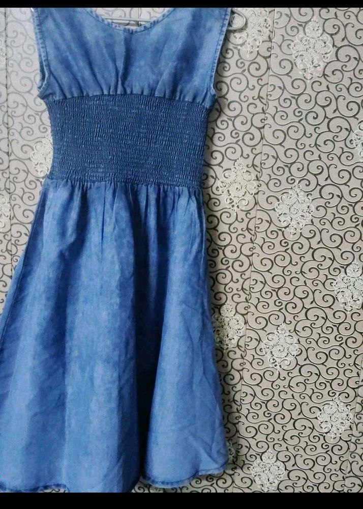 Denim One Piece Dress