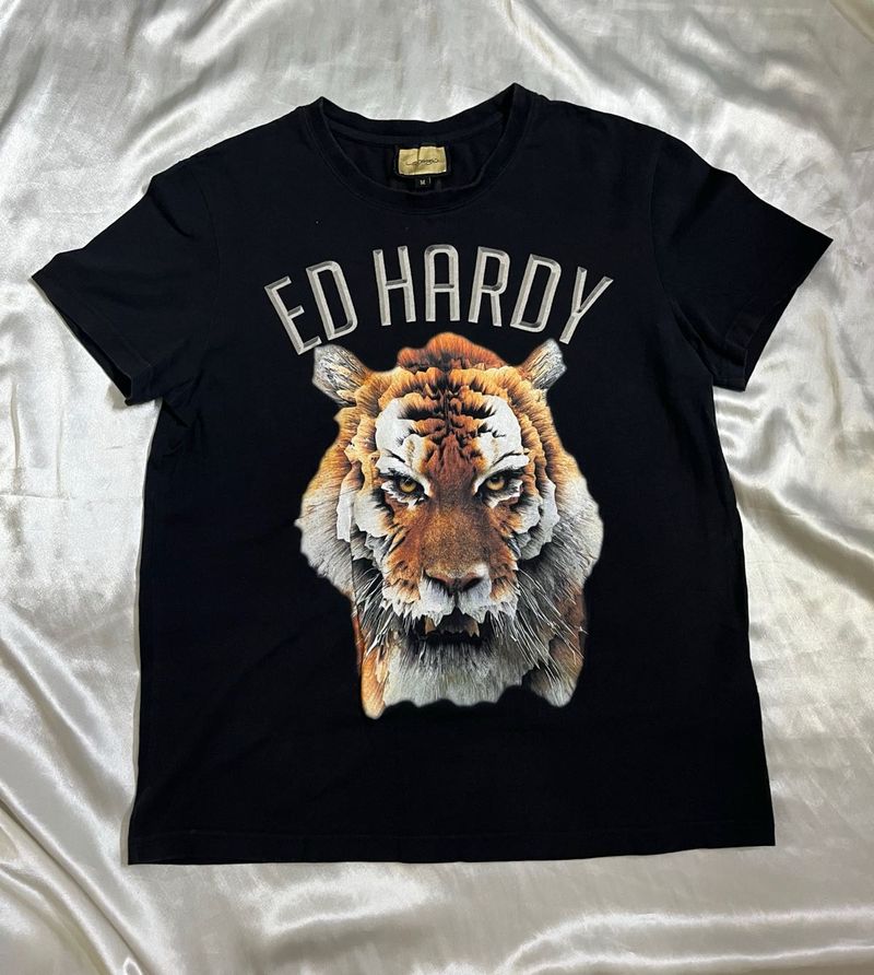Ed Hardy Tiger Graphic T-Shirt