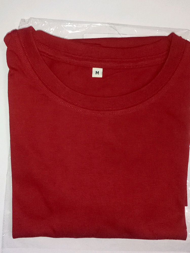 Men's Premium Solid Brick Red  T-shirt