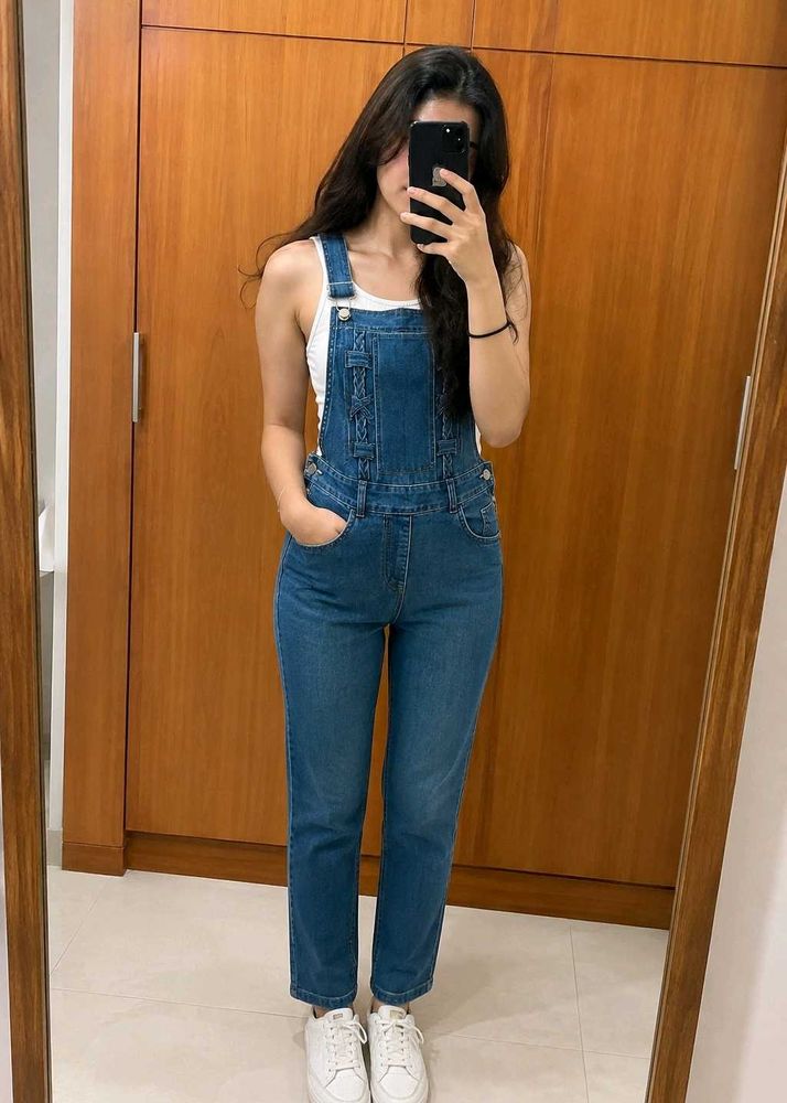 Blue Denim Overalls