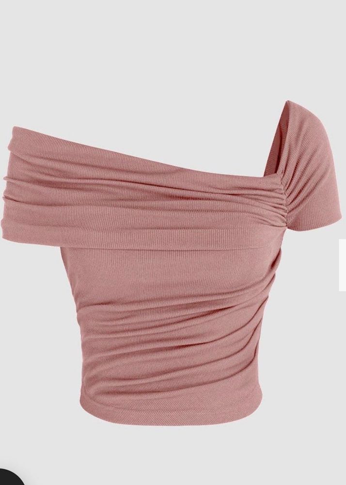 Chic Ruched Off-Shoulder Top