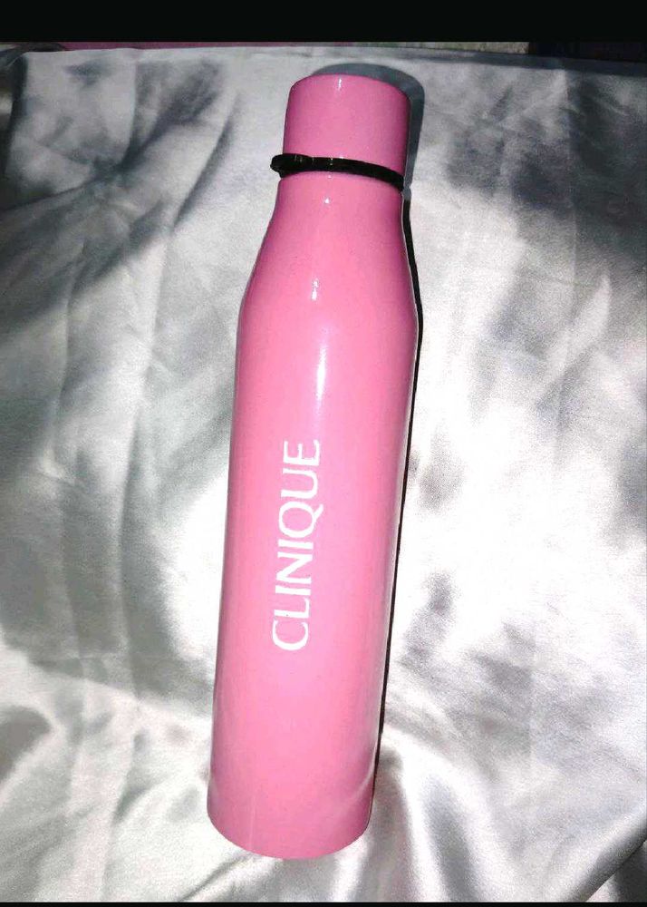 Clinique Pink Water Bottle