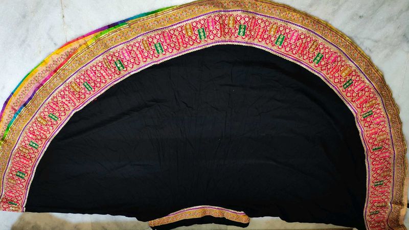 Stunning Black Traditional Chaniya Choli Set (Like