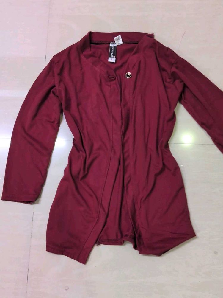 Maroon Shrug