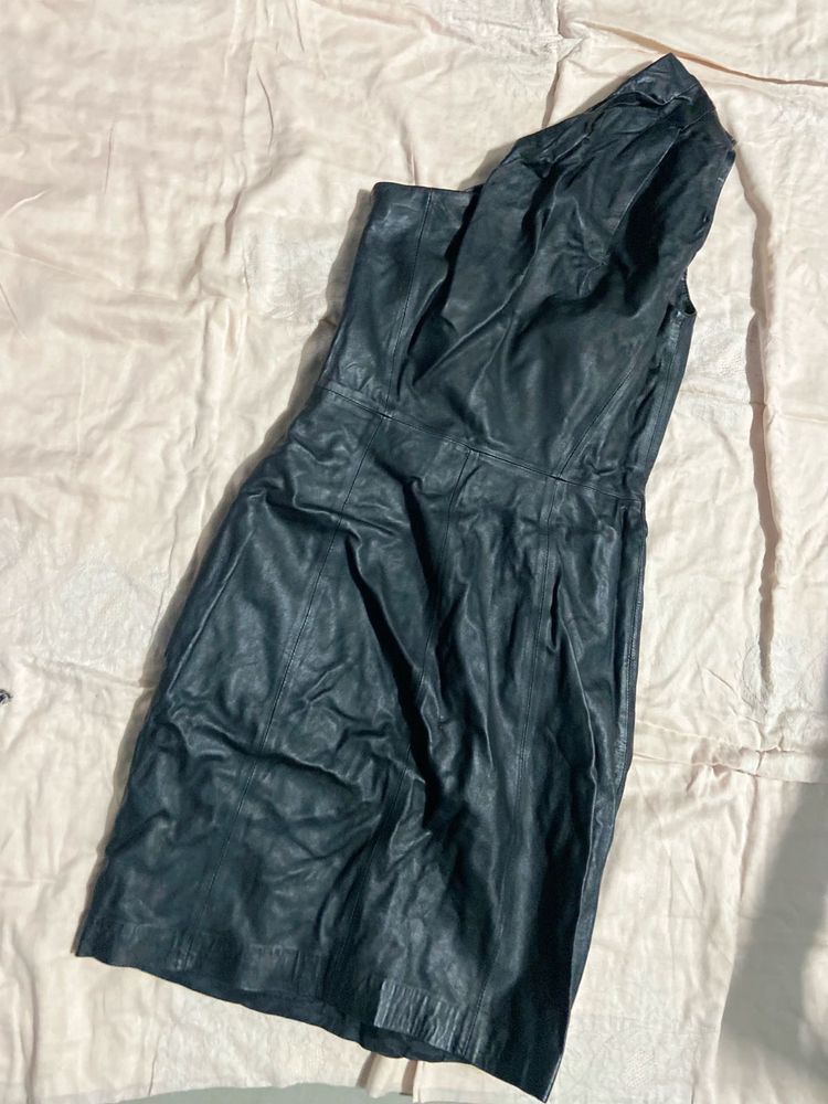 Black Leather Dress