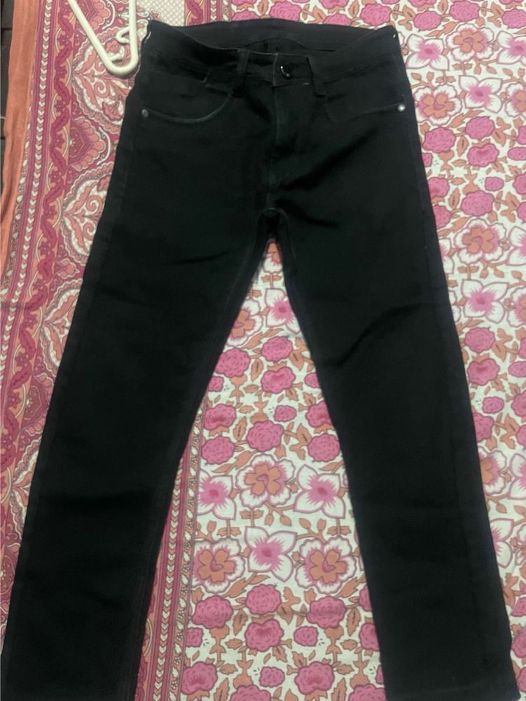Classic Black Denim Jeans