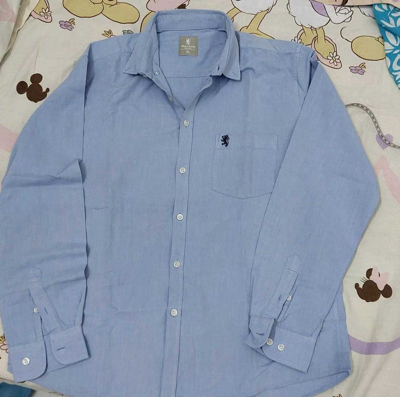 Men's Light Blue Casual Shirt